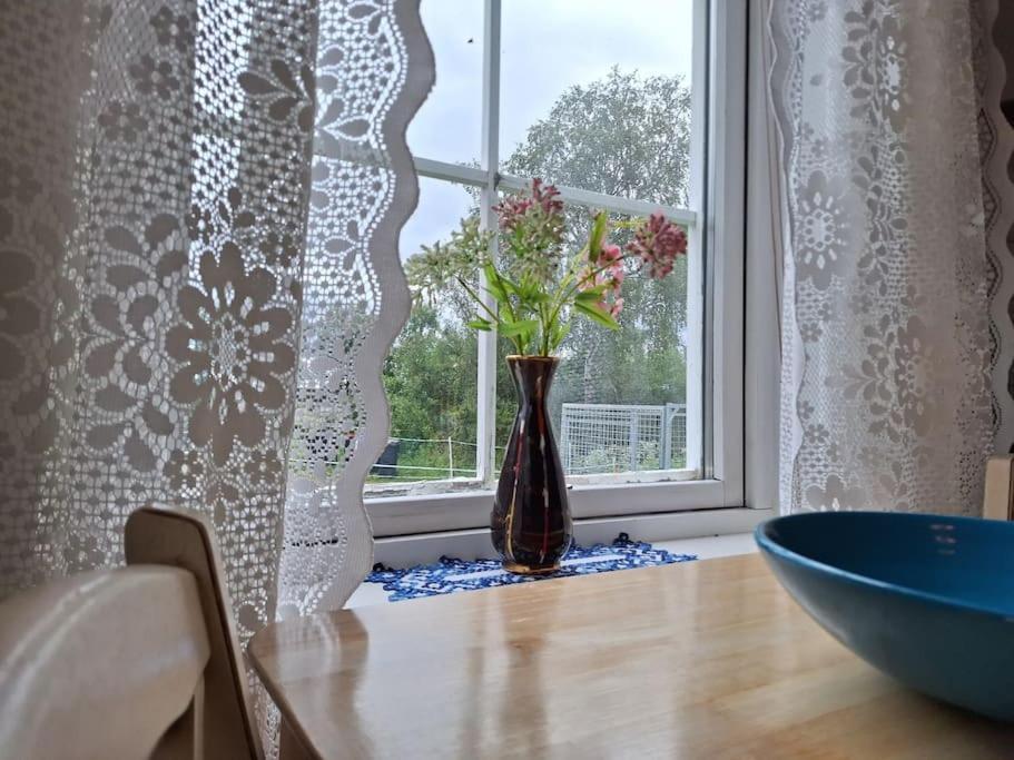 Privat Leilighet Pa Gard Med Badstue Og Nordlys 나르비크 외부 사진